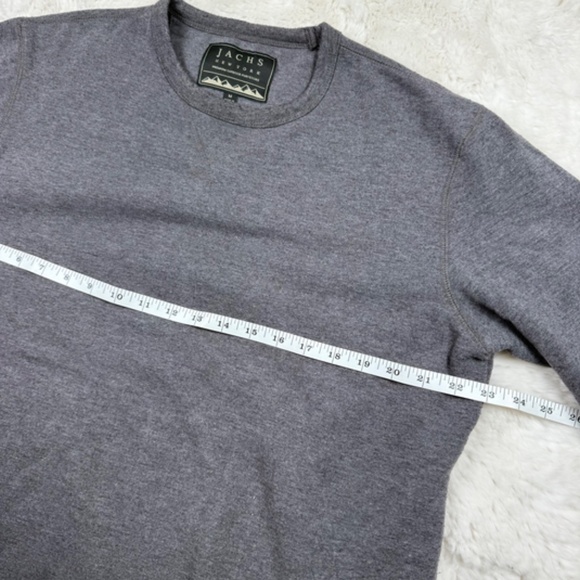 Jachs New York Premium Outdoor Crew Neck Sweatshirt Pullover Grey Men's Medium - Picture 5 of 7